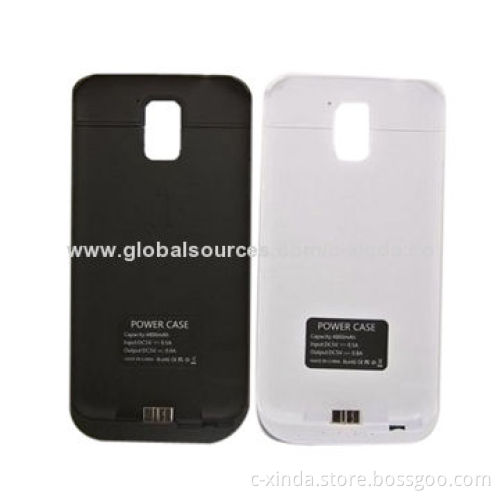 Power Bank Cases for Samsung Galaxy S5 I9600 with 4800/3500mAh Capacity and Four Colors Choice